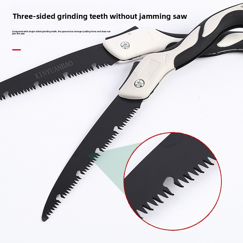 Garden Hand Trowel - 多機能折りたたみ式剪定鋸、木用、手動ガーデンハンドソー、木工、枝の剪定、キャンプ、アウトドア用