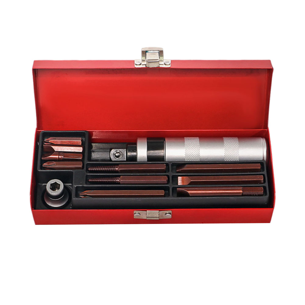 Gardening Tools Kit For Home Garden - 12ピースドライバーセット、手動ドライバービットキット、錆びたファスナー、ボルト、ナットの取り外し用、家庭用ガーデンハンドツール