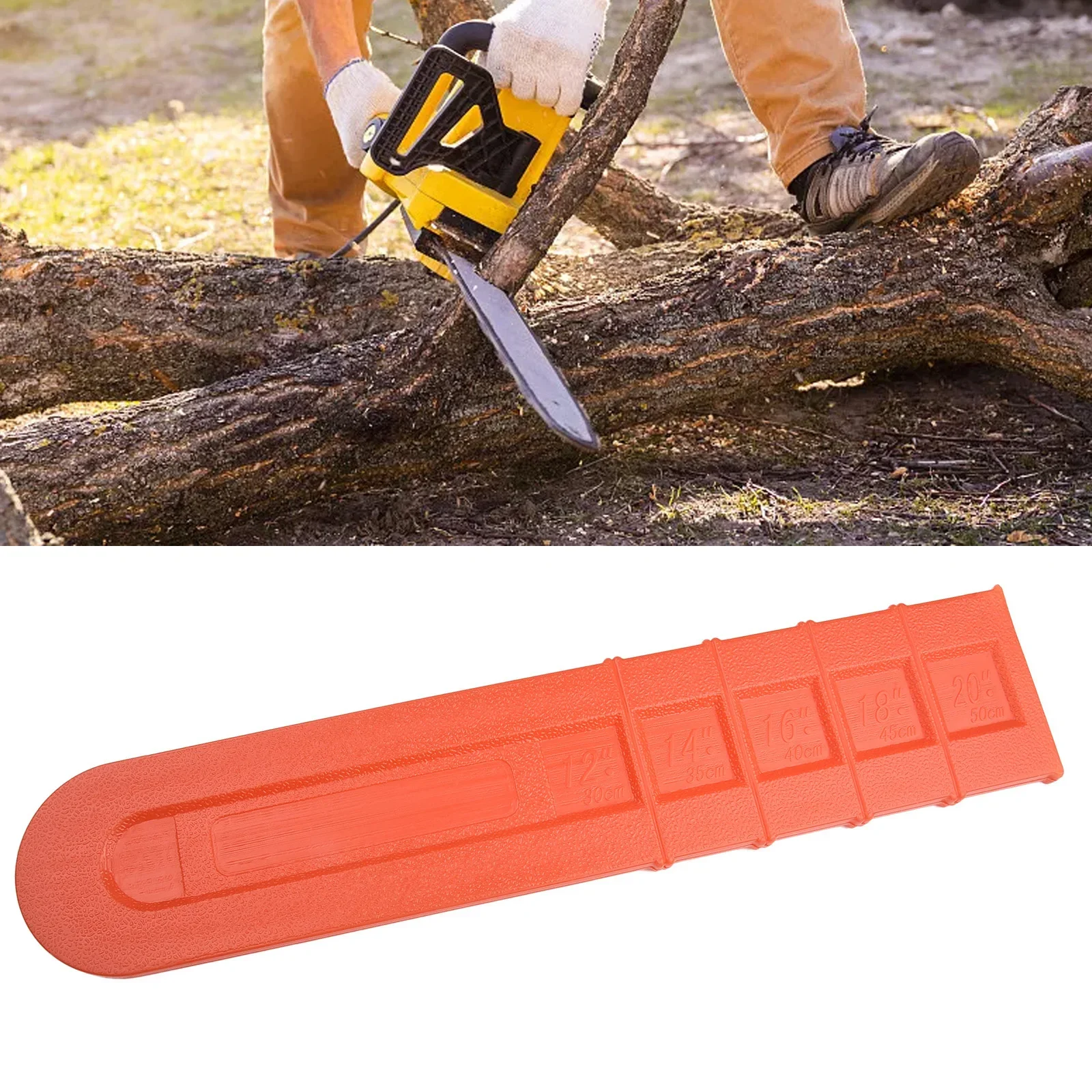 Gardening Tools Guide - 電気チェーンソーバーカバーポールスリーブ鞘プロテクターガイドプレートユニバーサル 12/16/18/20 インチガーデニング電動工具部品