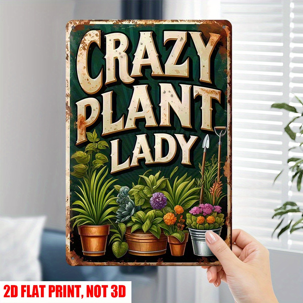 ヴィンテージ2Dフラット「CRAZY PLANT LADY」 - Gardening Tools Vintage のレビューと価格
