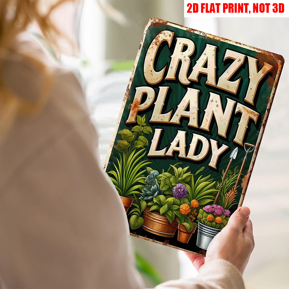 ヴィンテージ2Dフラット「CRAZY PLANT LADY」 - Gardening Tools Vintage のレビューと価格