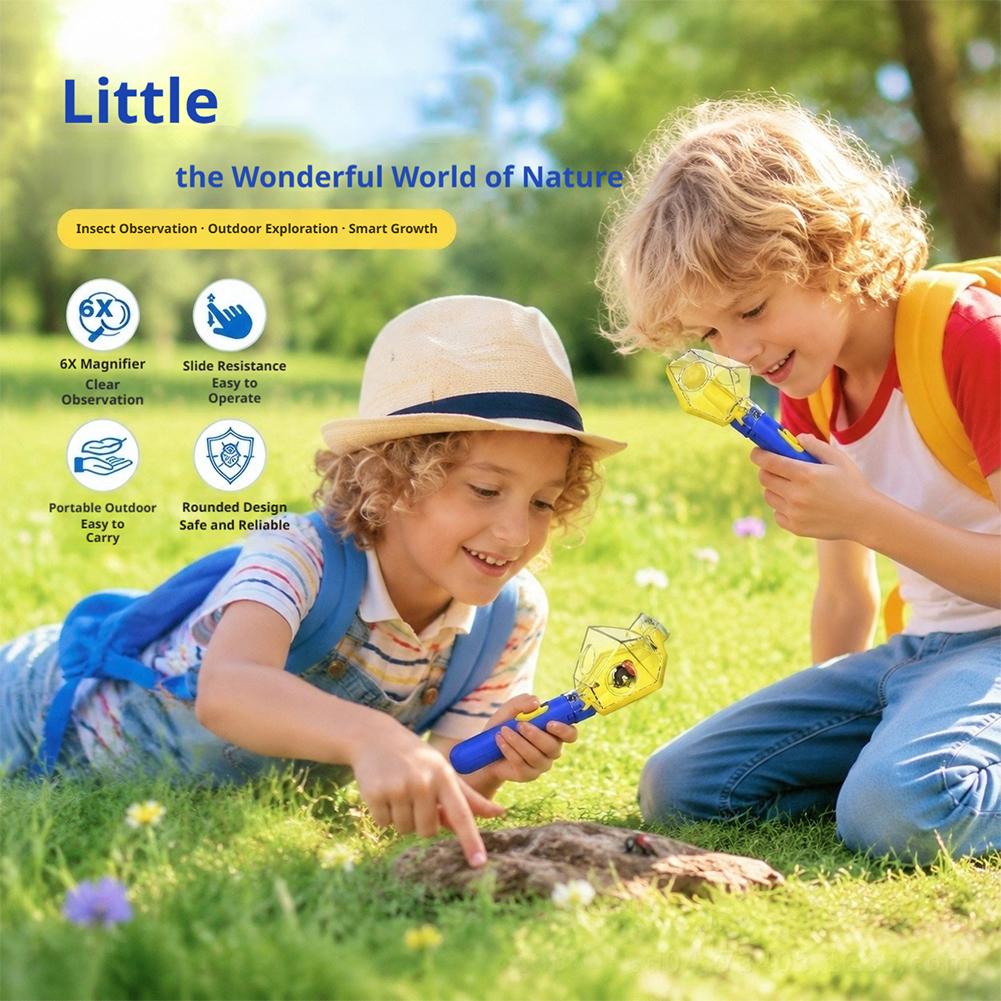 ハンドヘルド昆虫キャッチャービューアーツール 6X 拡大鏡子 - Gardening Tools 5 Year Old のレビューと価格