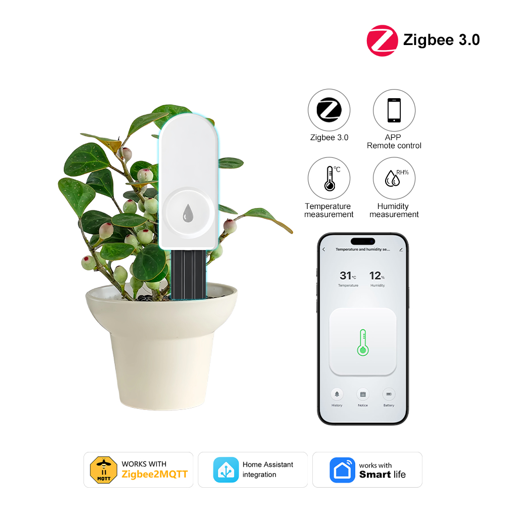 ZigBee土壌水分計（庭用湿度計センサー） - 農場、芝生 - Moisture Meter Plant のレビューと価格
