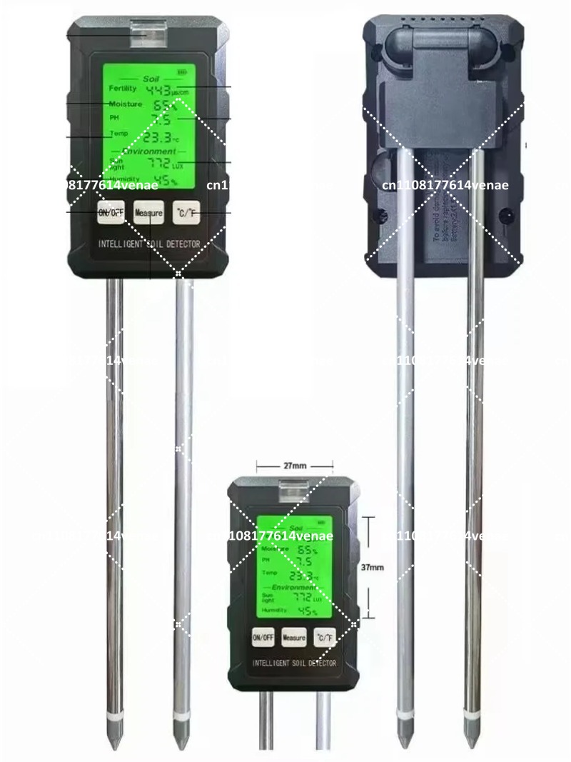 6-in-1土壌検査キット、庭の植物用のpH水分温度肥沃度光 - Moisture Meter Plant のレビューと価格