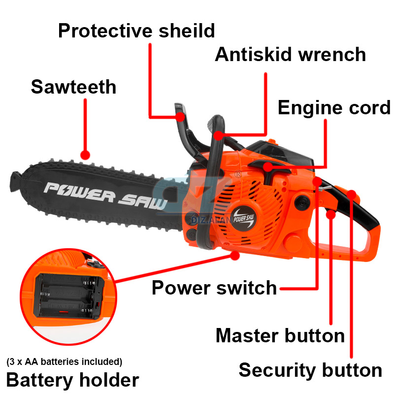 キッズツールパワーチェーンソー電気修理おもちゃリアルなサウン - Gardening Tools 5 Year Old のレビューと価格
