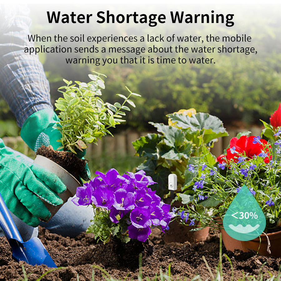 スマートZigBee土壌水分センサー 温度湿度計 温湿度計  - Moisture Meter Plant のレビューと価格