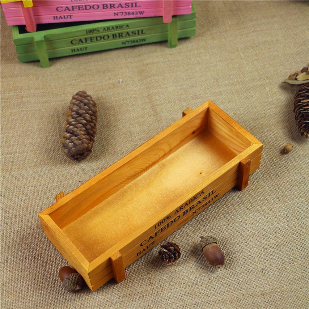 多肉植物用の長方形の装飾ボックス,ヴィンテージの木箱,植木鉢 - Gardening Tools Vintage のレビューと価格