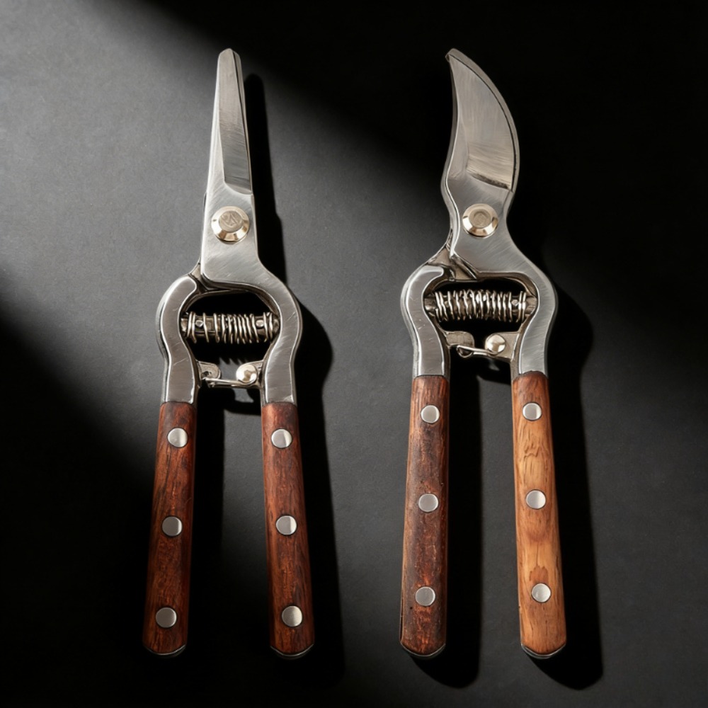 ヴィンテージ木製ハンドルガーデン剪定鋏 果物摘み取り用はさみ - Gardening Tools Vintage のレビューと価格