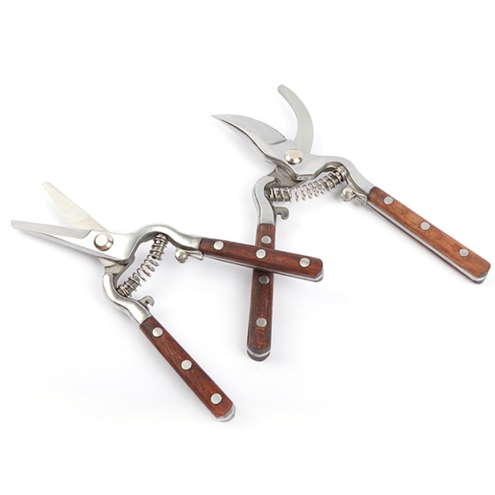ヴィンテージ木製ハンドルガーデン剪定鋏 果物摘み取り用はさみ - Gardening Tools Vintage のレビューと価格