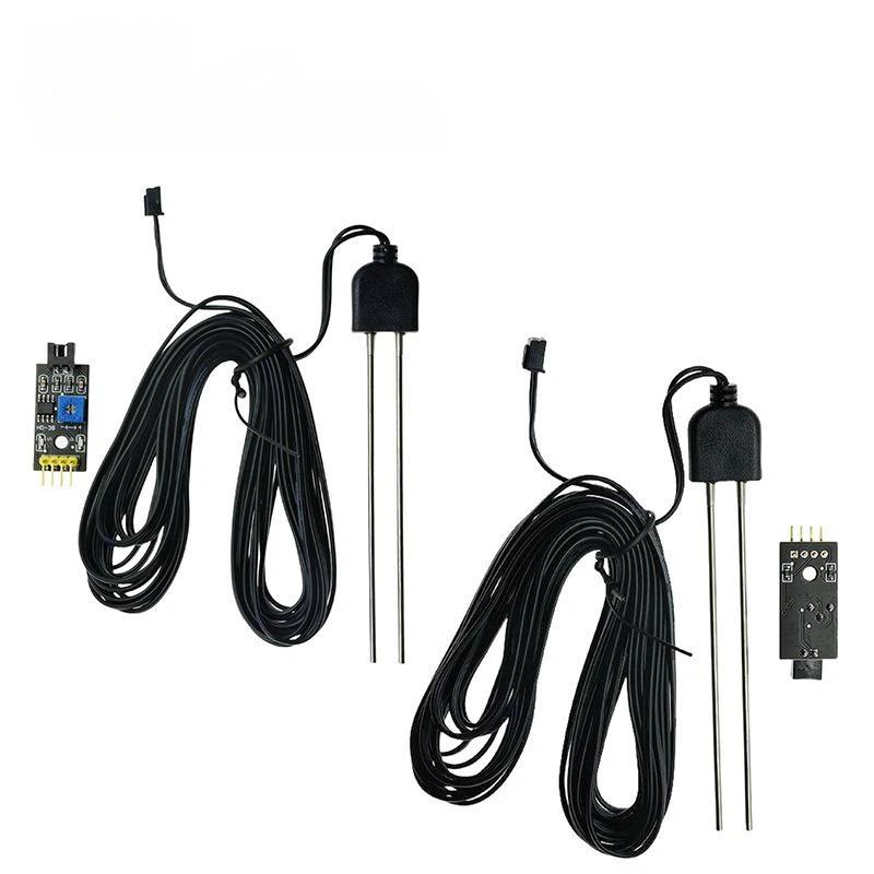 DIYガーデニング用のリレーモジュール付き容量性土壌水分セン - Moisture Meter Plant のレビューと価格