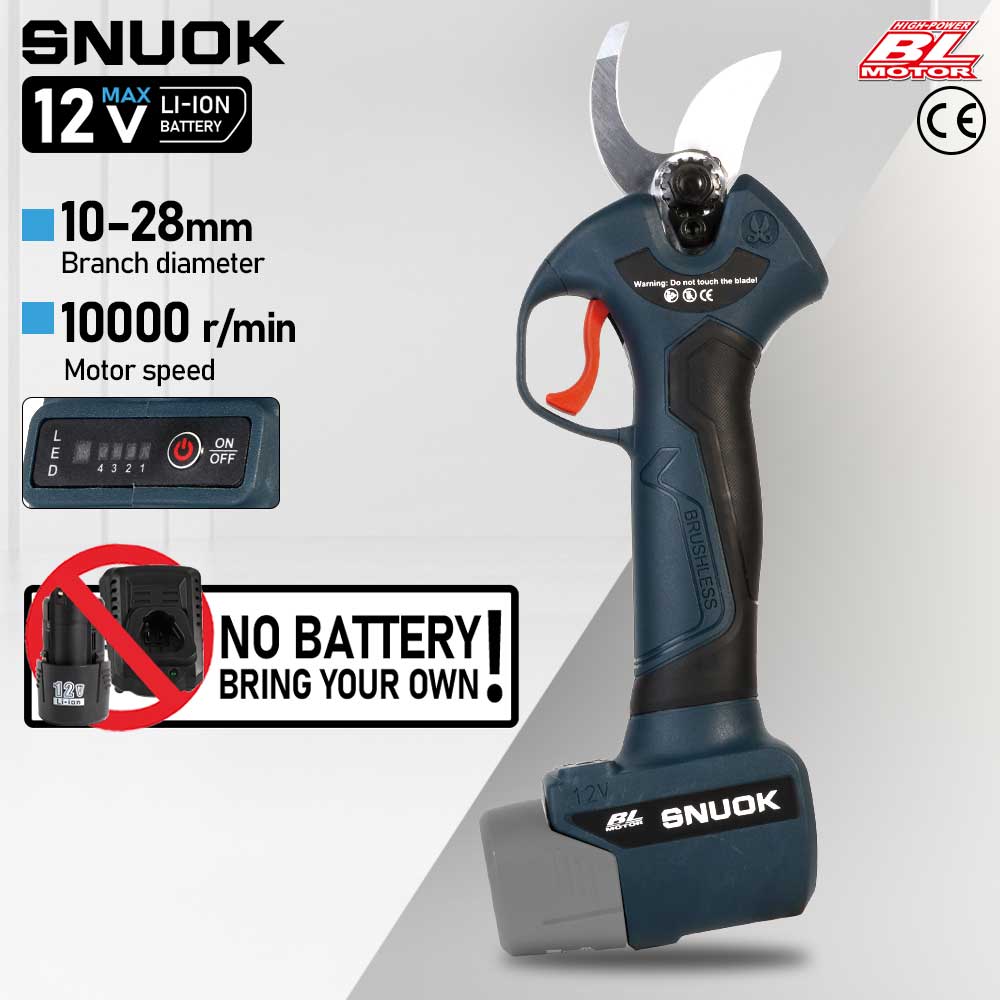 SNUOK 12V ブラシレス電動剪定鋏 DIY 屋外庭園盆 - Gardening Tools Diy のレビューと価格