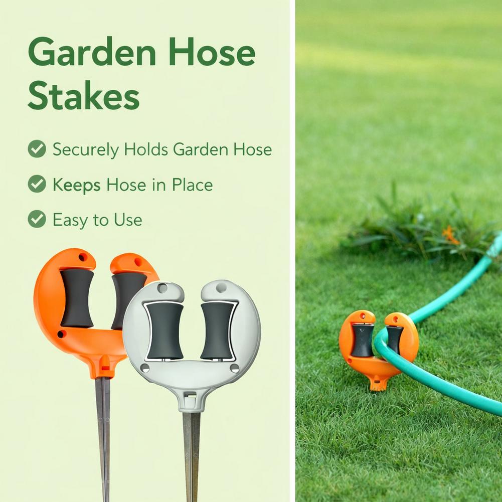 回転プーリーホイール付きガーデンホースガイドステーク、金属製 - Gardening Tools Guide のレビューと価格