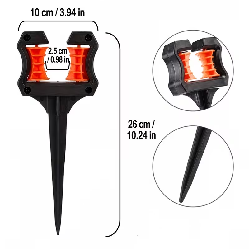 園芸工具ラック、ホースガイドブラケット、絡み防止ダクト、庭用 - Gardening Tools Guide のレビューと価格