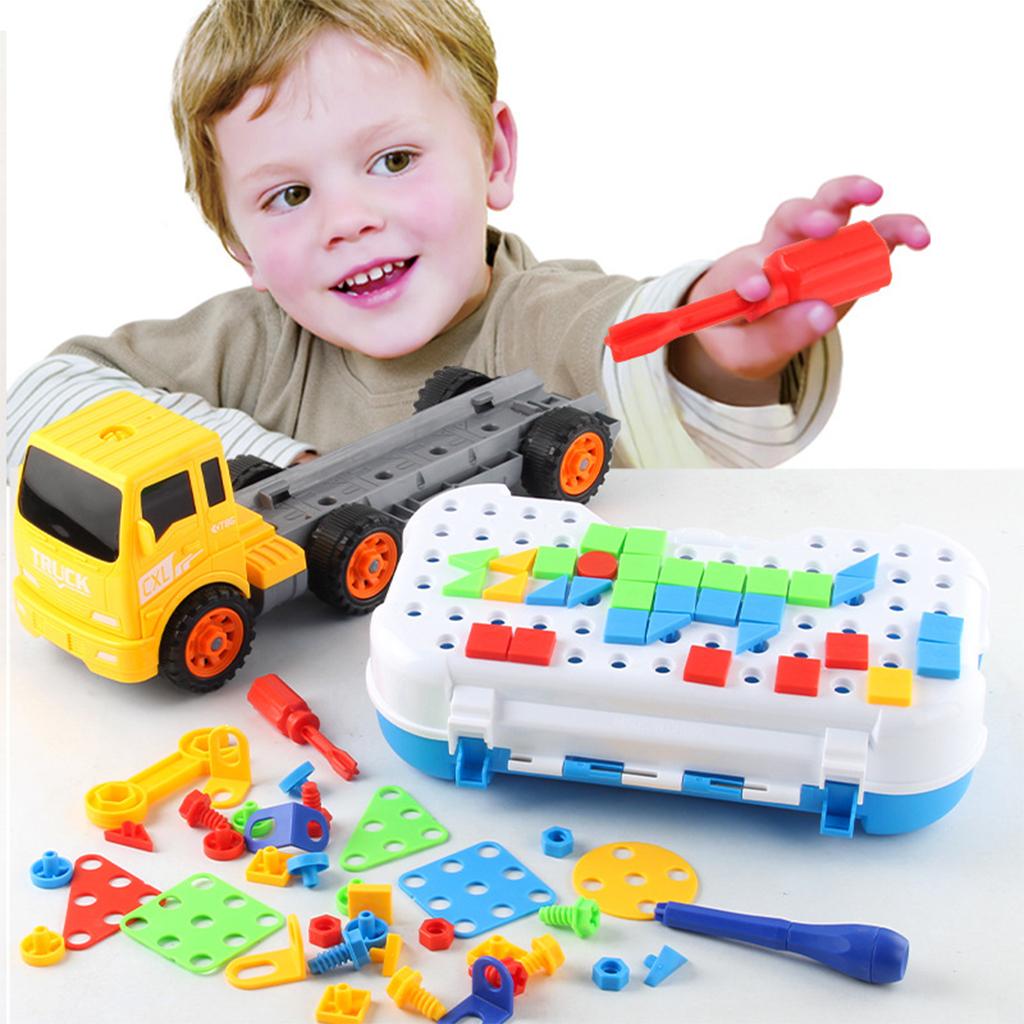 組み立てモザイクビルディングモデルブロックゲームプレイツール - Gardening Tools 5 Year Old のレビューと価格