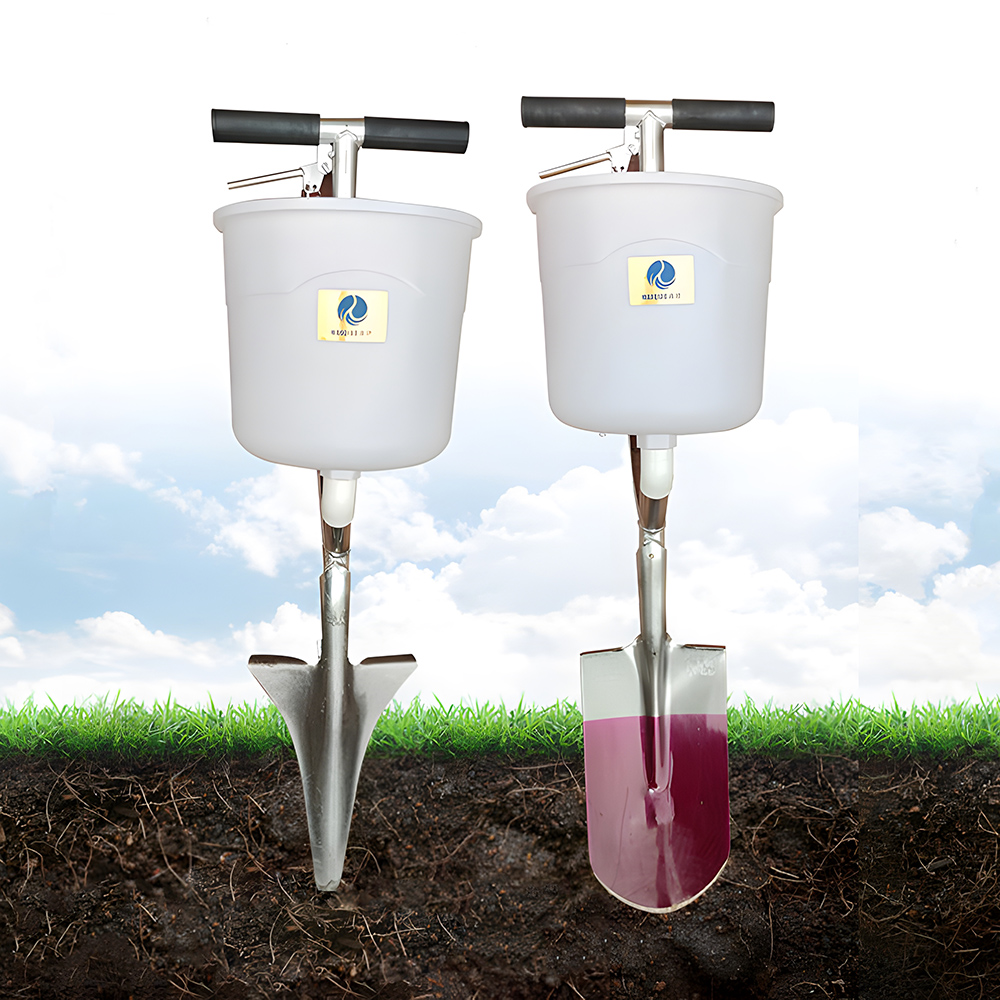 コーンを使用した多機能ハンドヘルドガーデンフードツール,プラ - Fertilizer Dispenser のレビューと価格